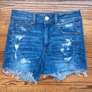 High Rise Cutoff Denim American Eagle Short